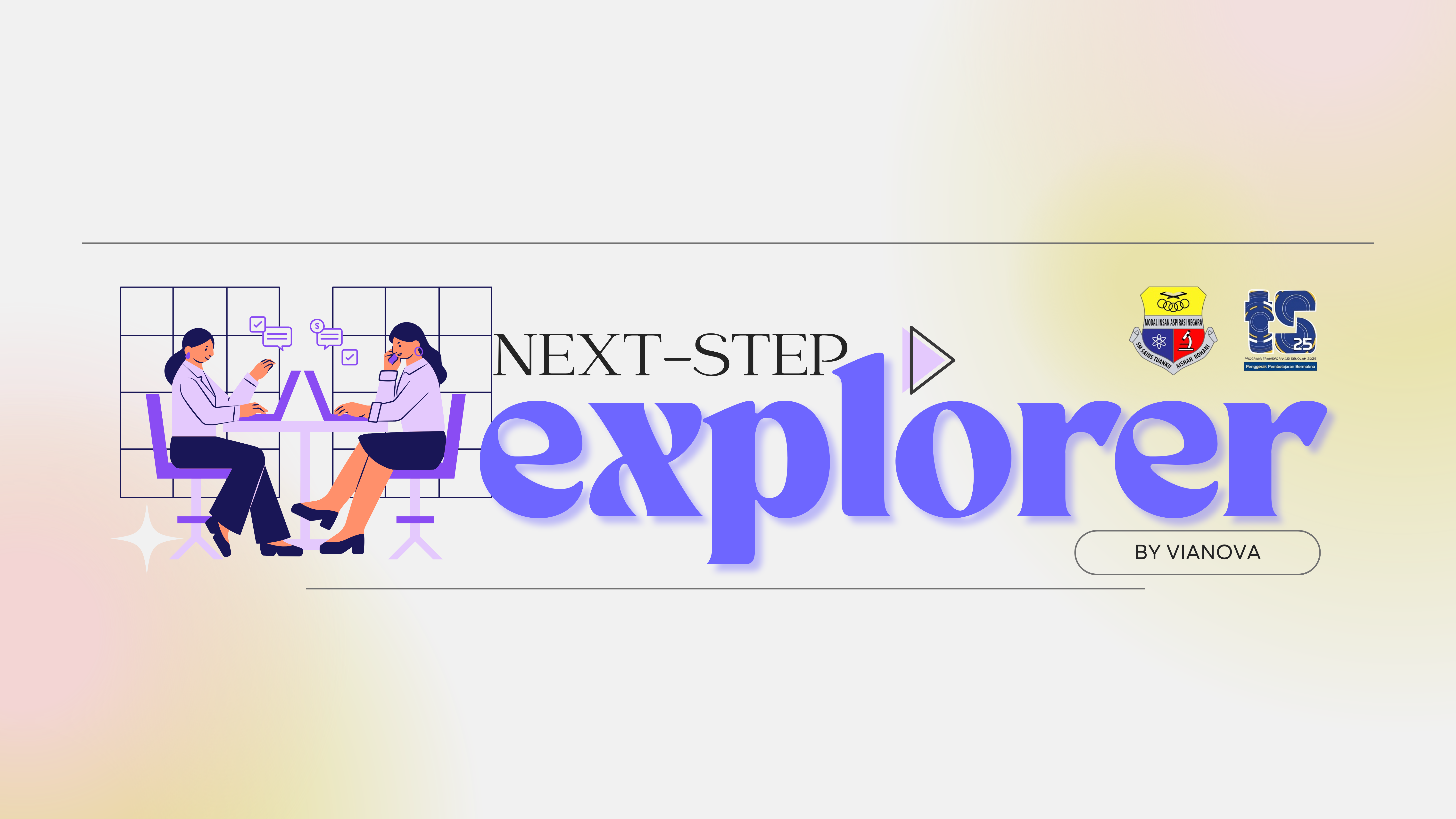 Next-Step Explorer header artwork